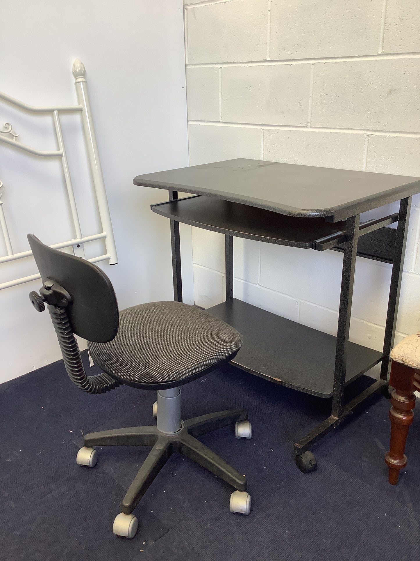 Desk and chair