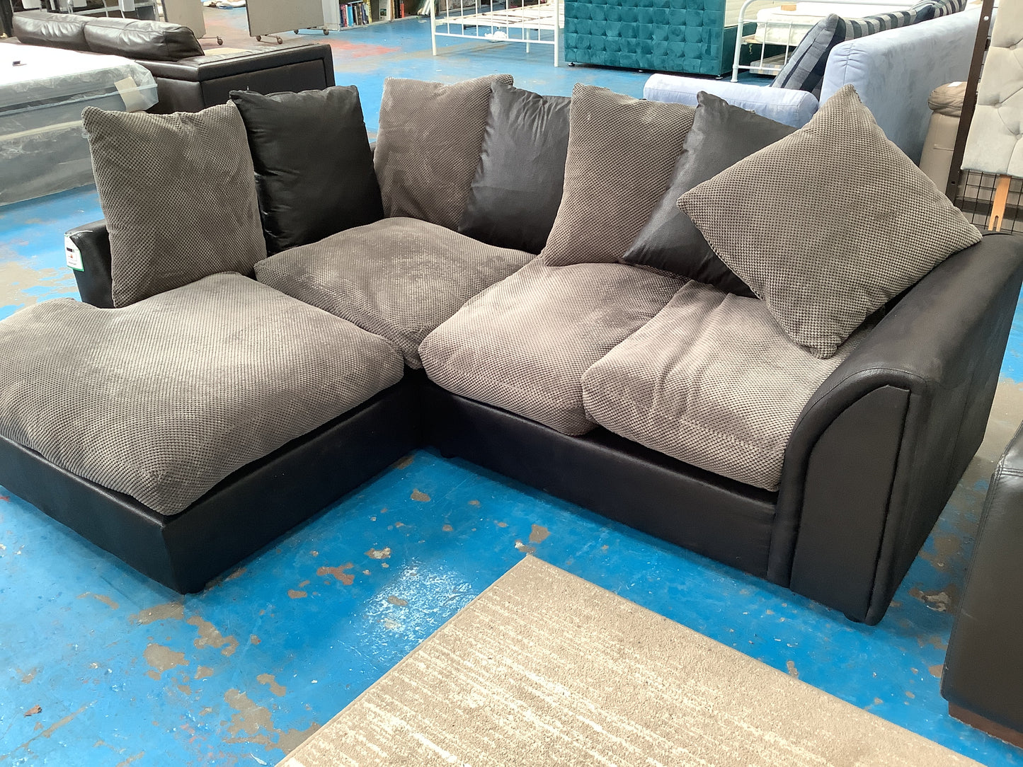 L shape corner couch