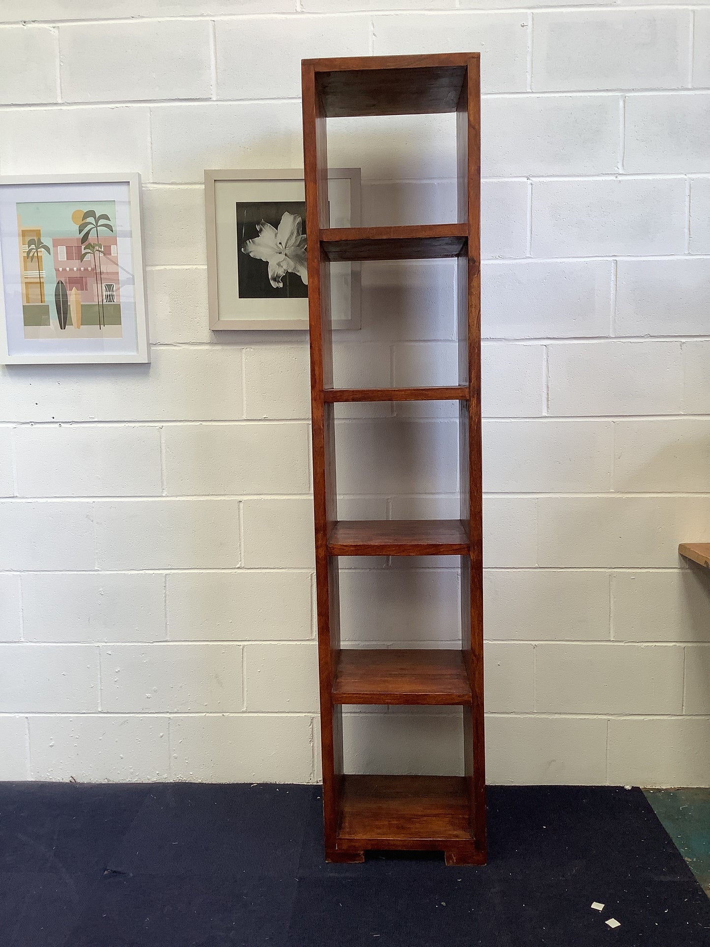 Solid hardwood bookcase