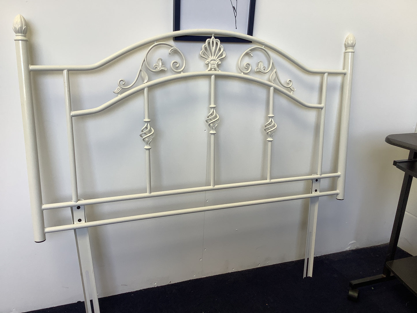Metal headboard