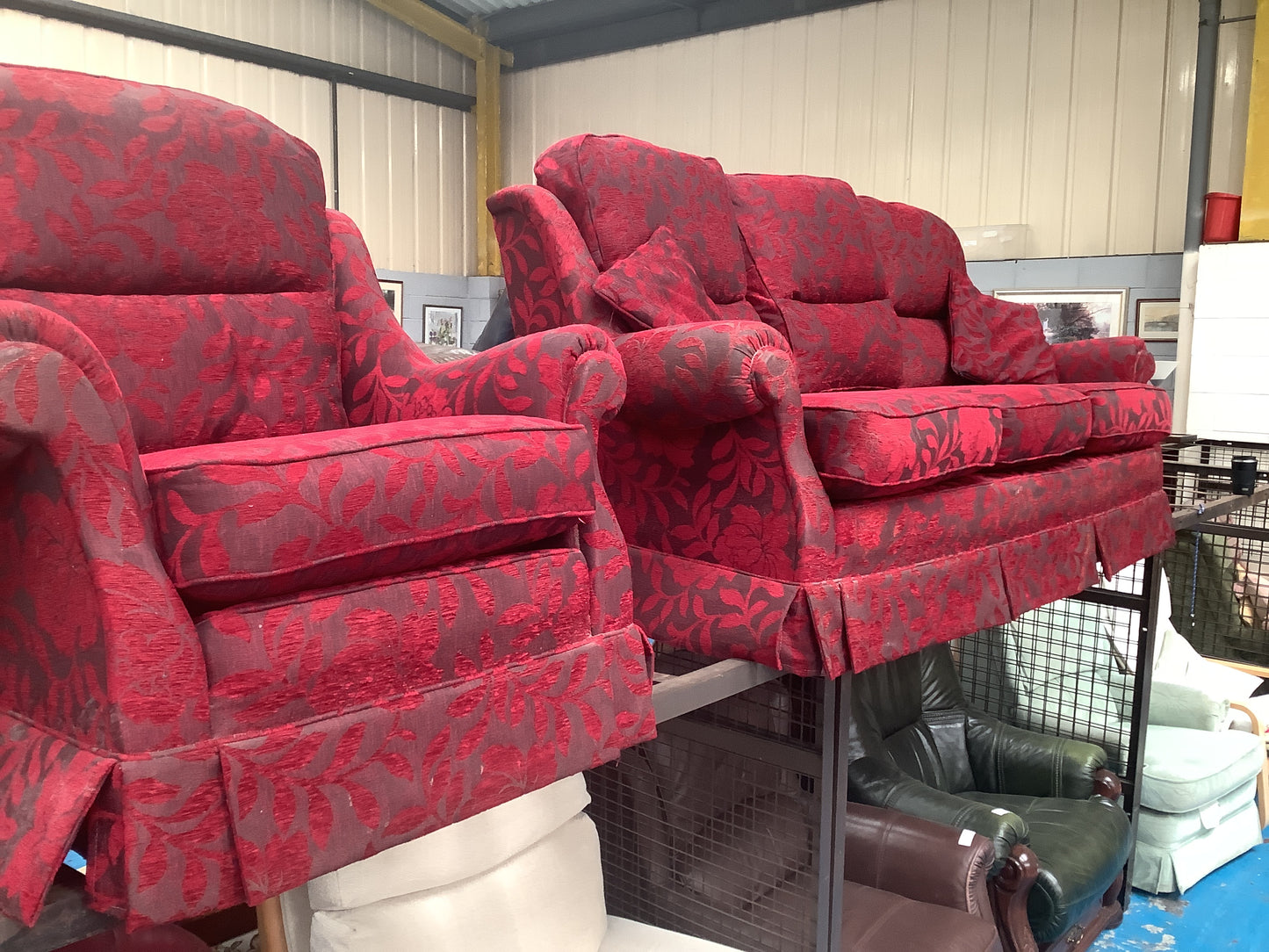 3 seater sofa and armchair