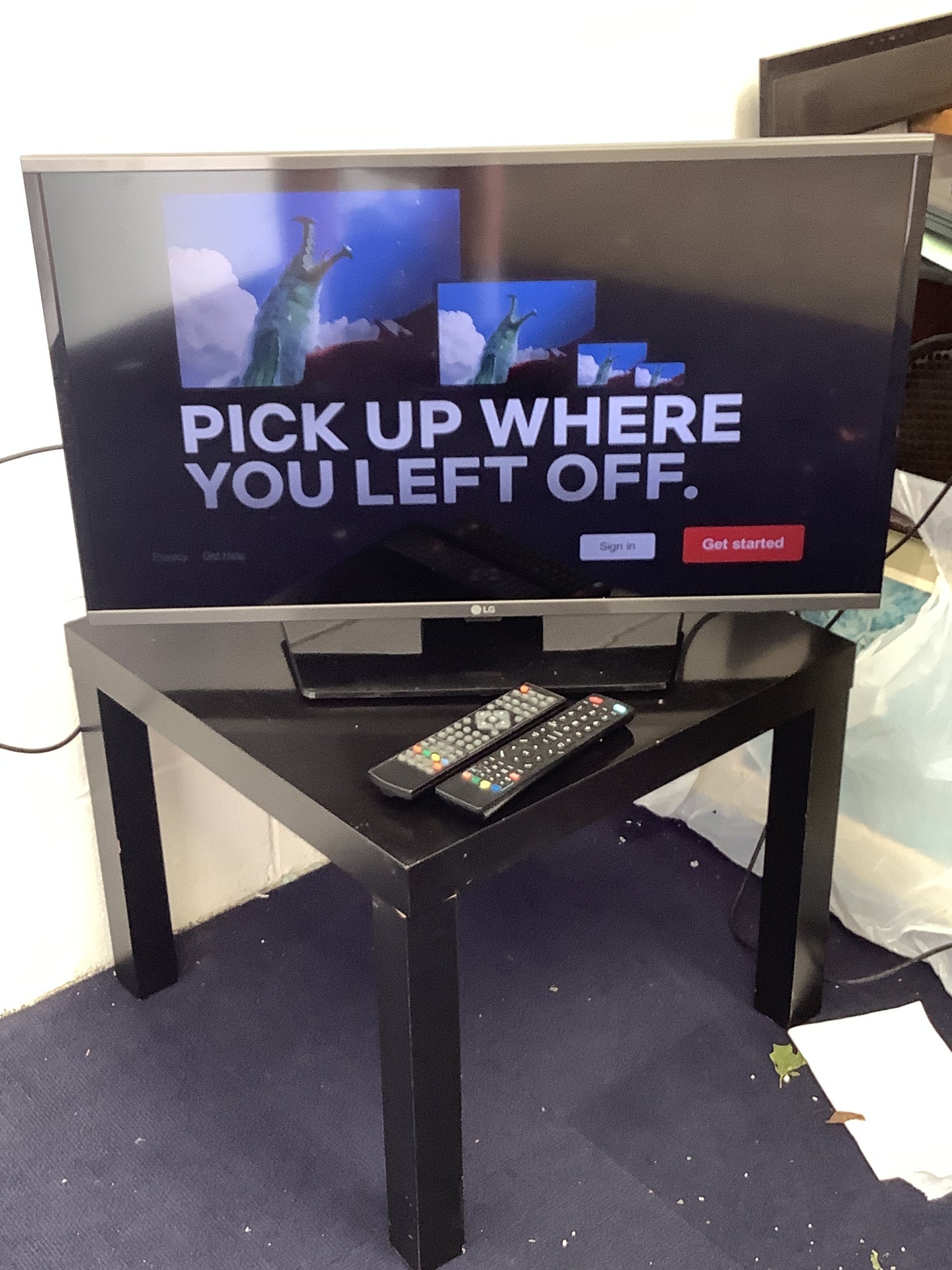 32” LG smart tv