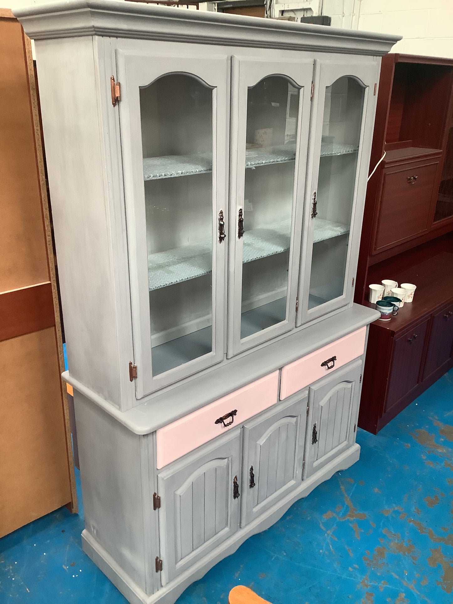 Hand painted wall unit