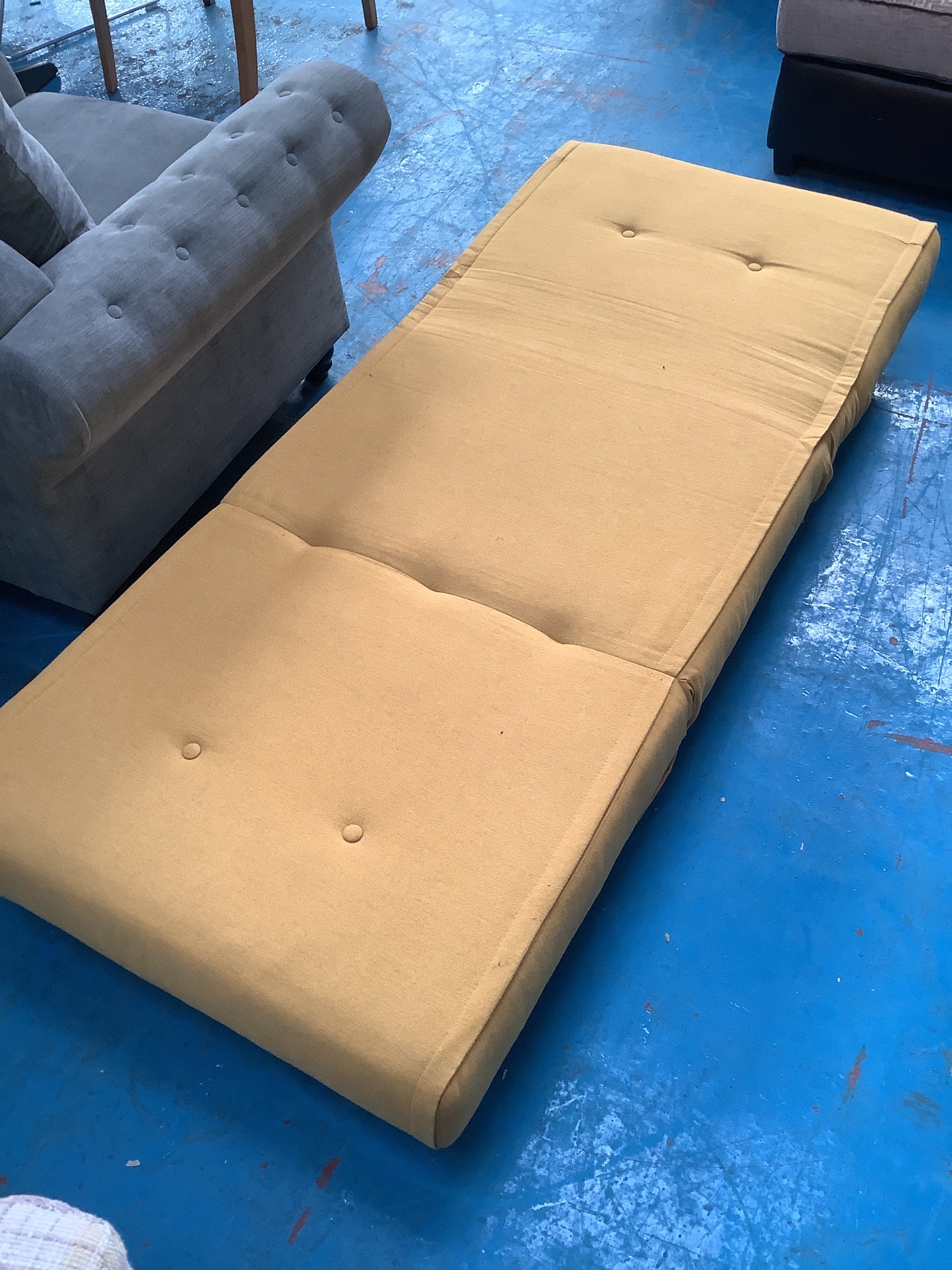 Fold down armchair/ bed