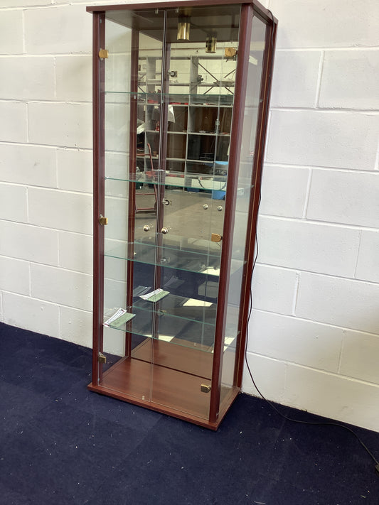 Glass shelving unit