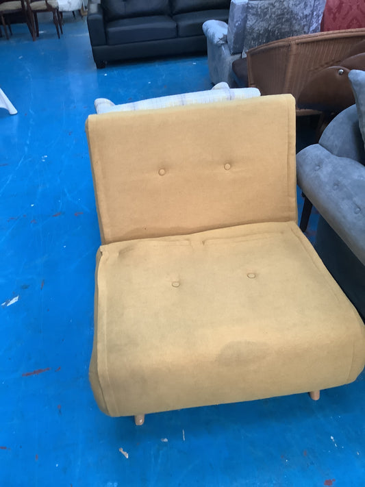 Fold down armchair/ bed