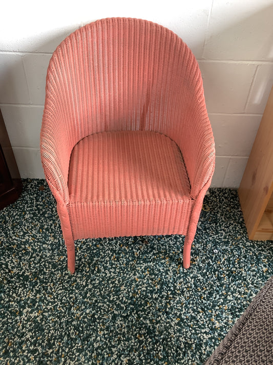 Pink Woven Chair