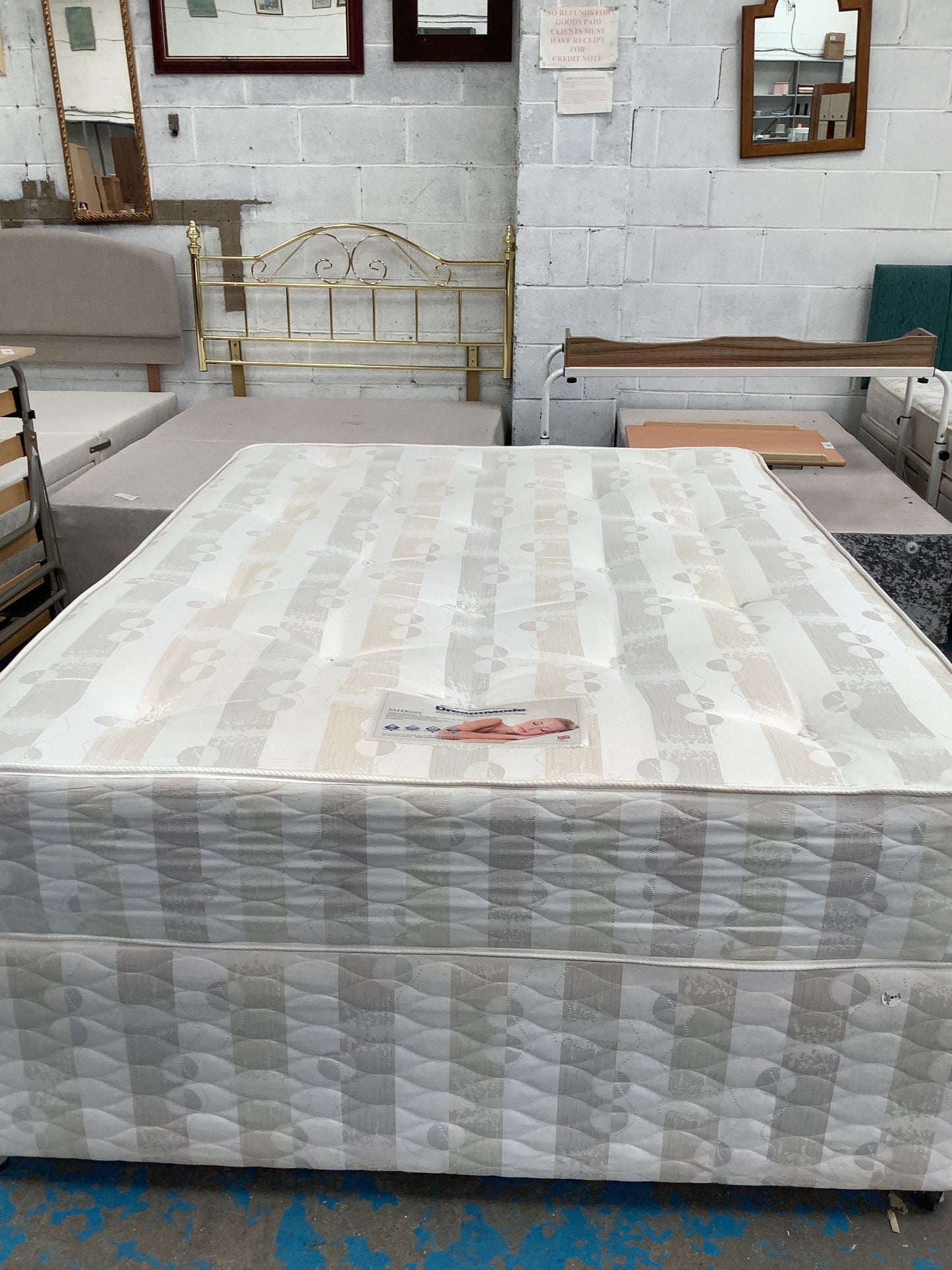 Double bed base and Mattress