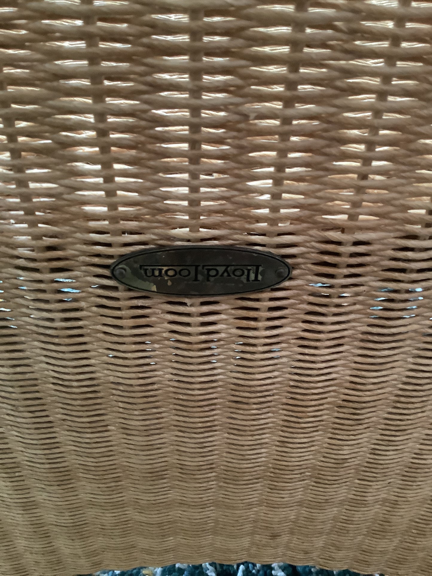 Lloyd loom wicker chairs