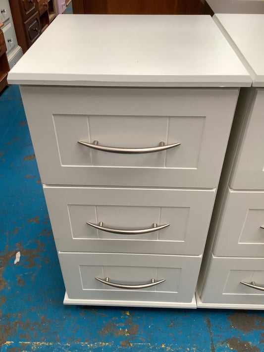 White Bedside Drawers