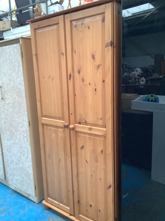 Pine wardrobe