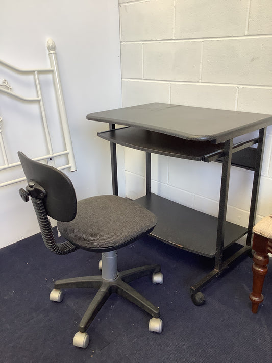 Desk and chair