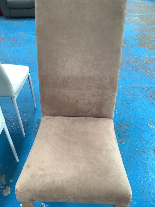 Beige dining chair