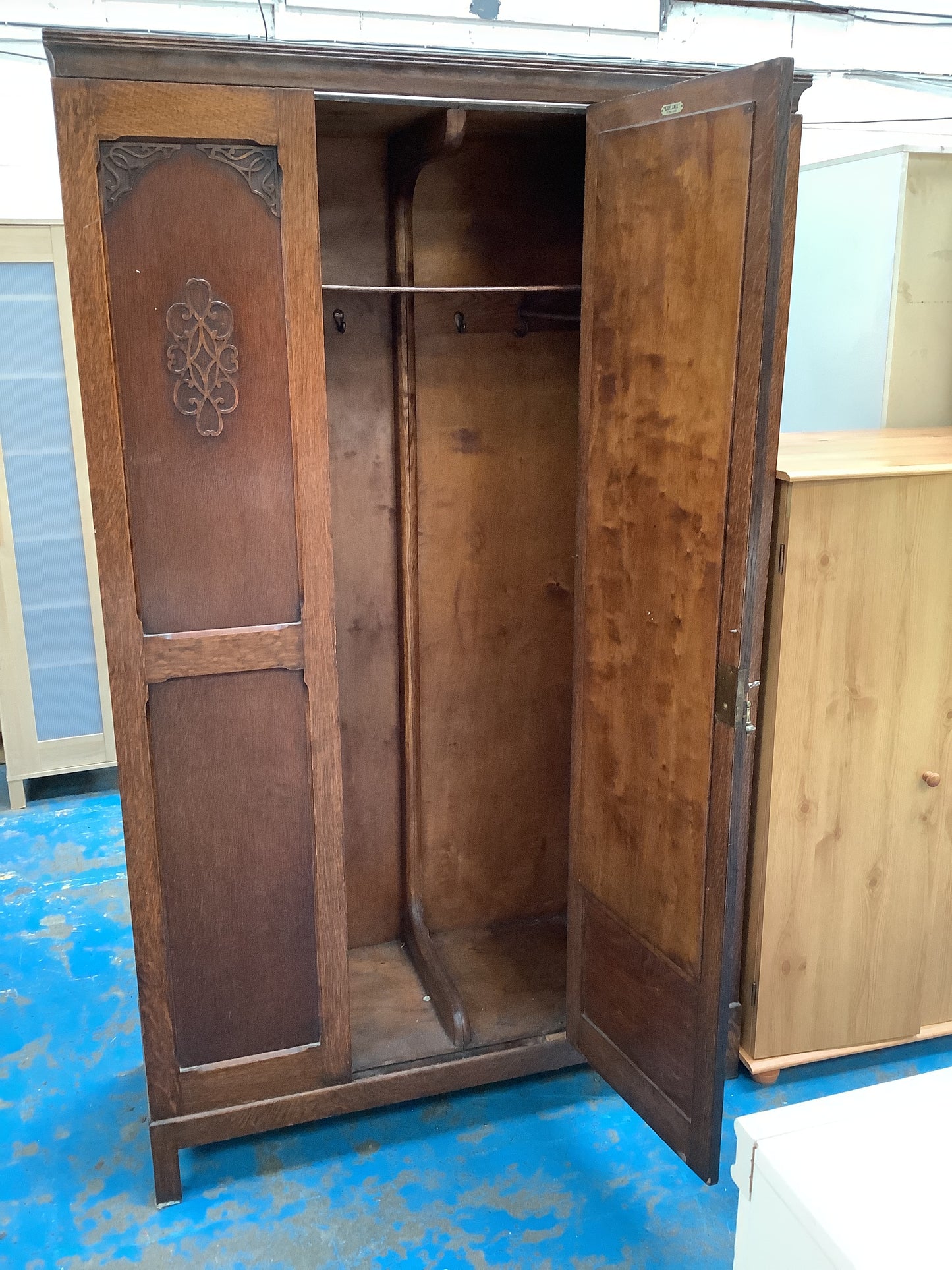 Vintage mirrored wardrobe