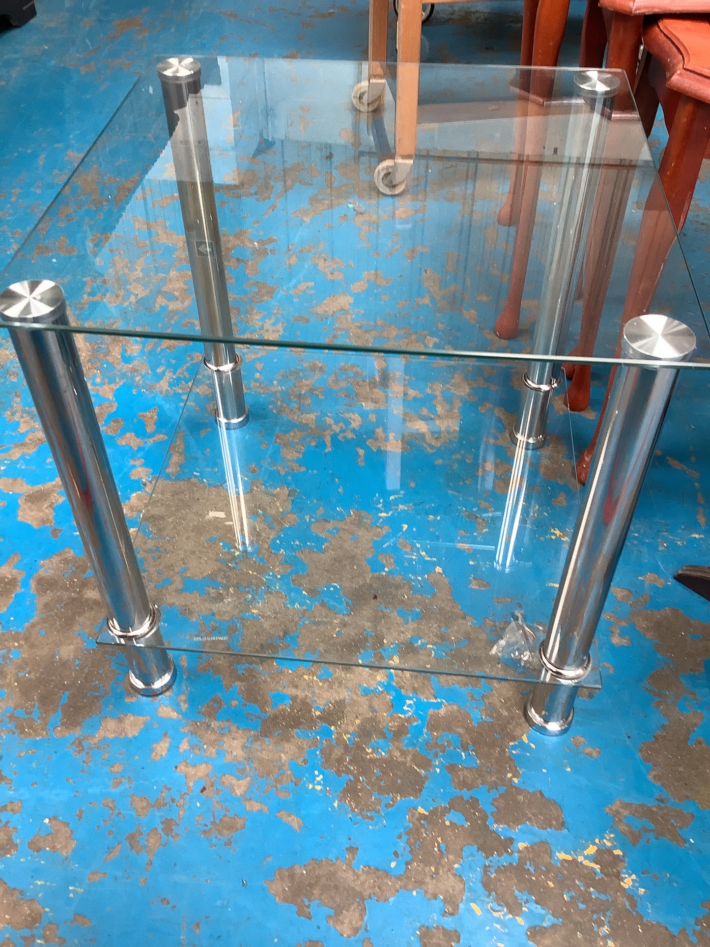 Small glass table