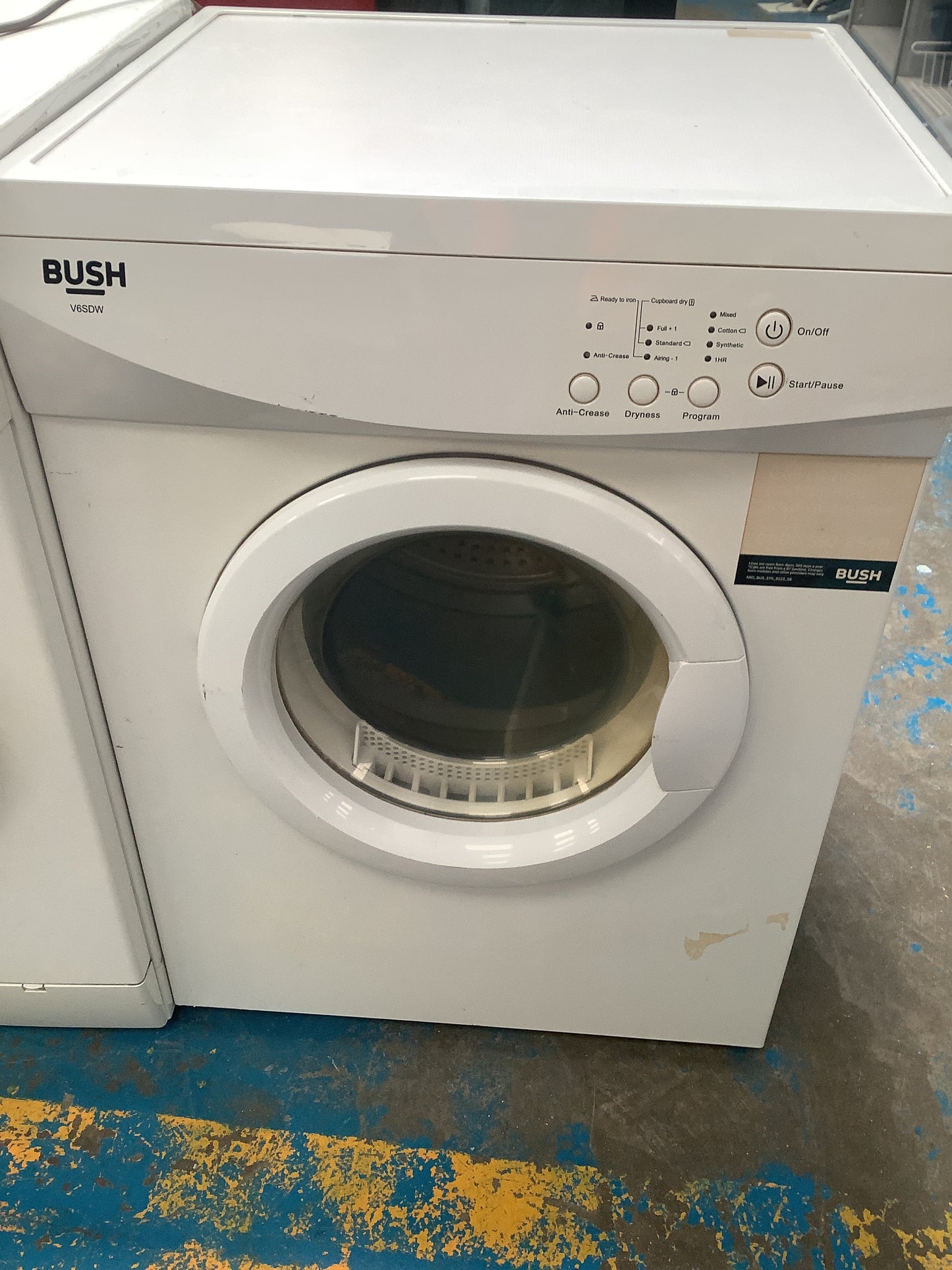 Bush vented dryer