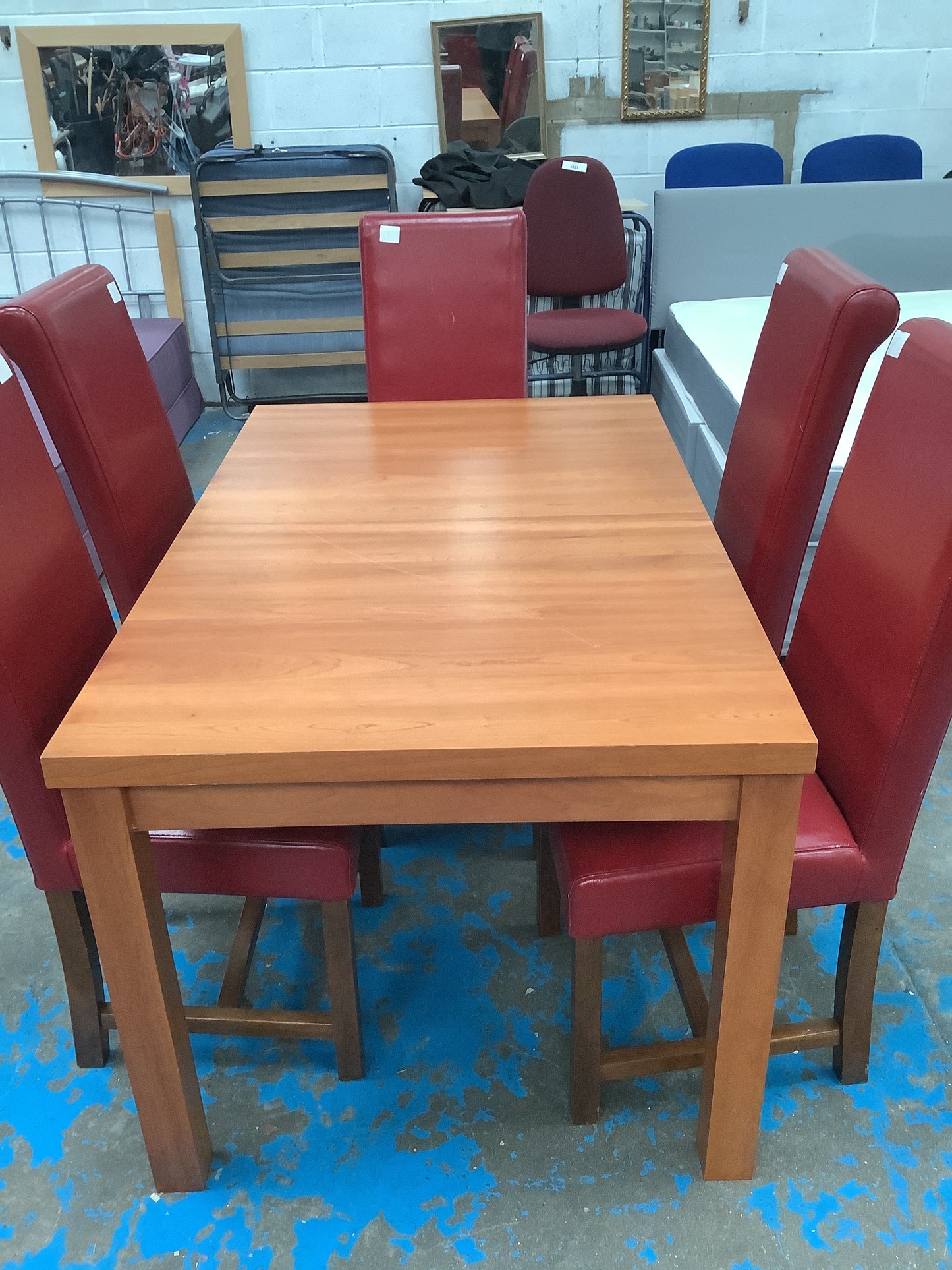 Table and 5 chairs
