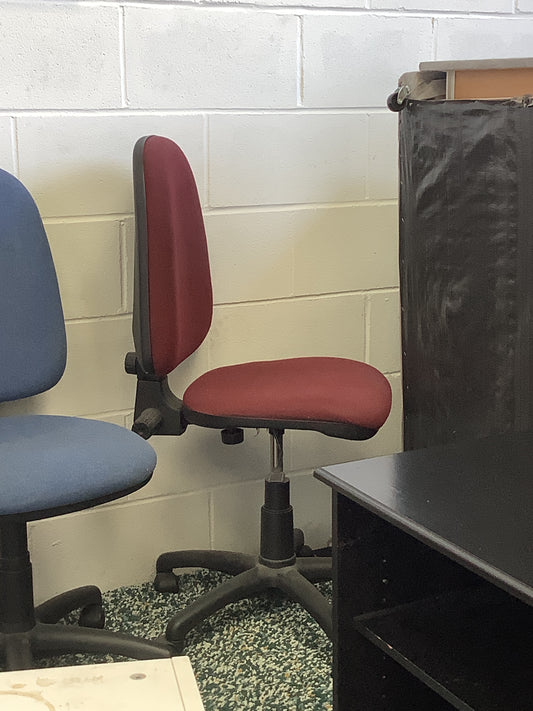 Red office chair
