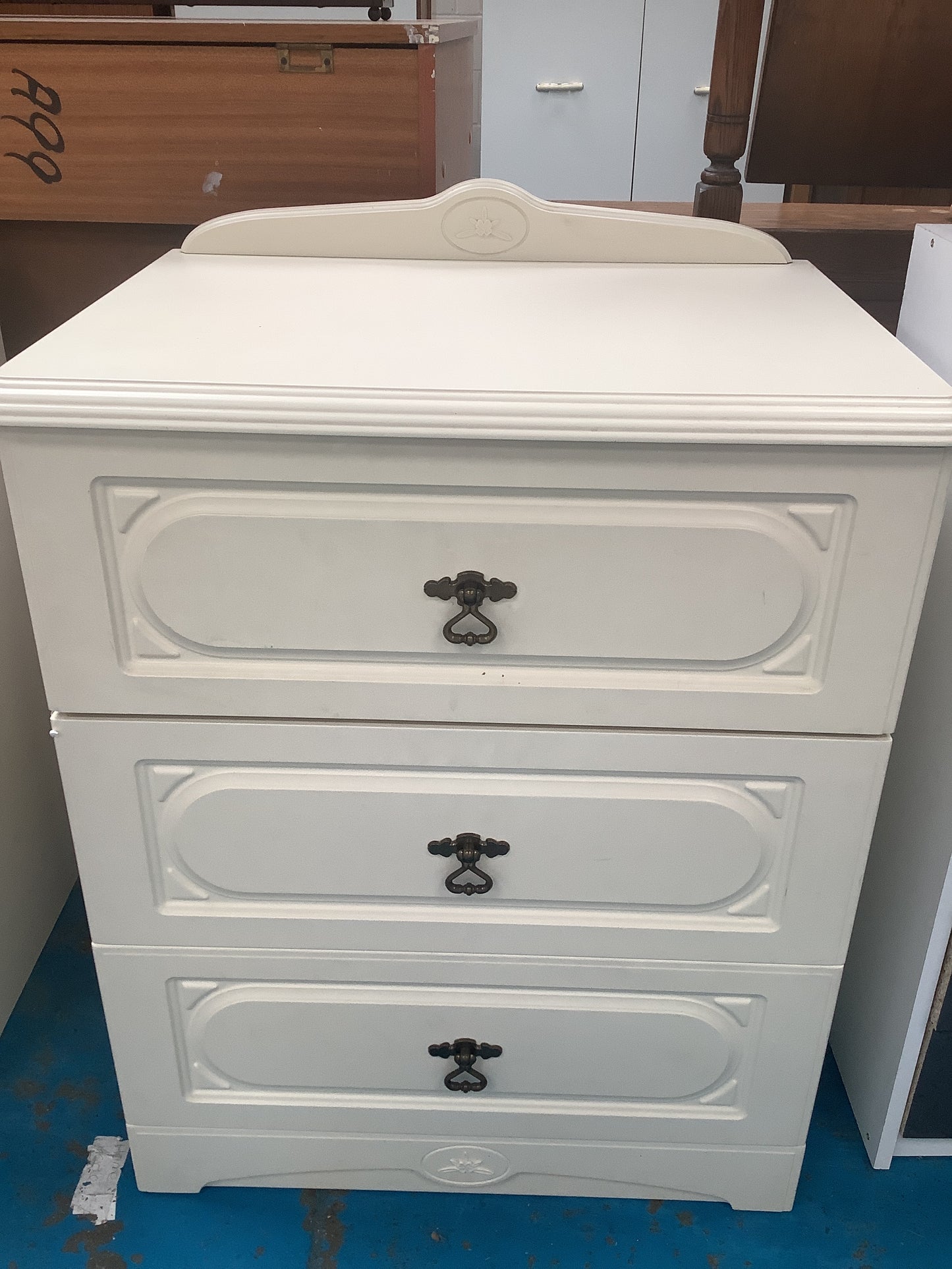 Cream chest of drawers