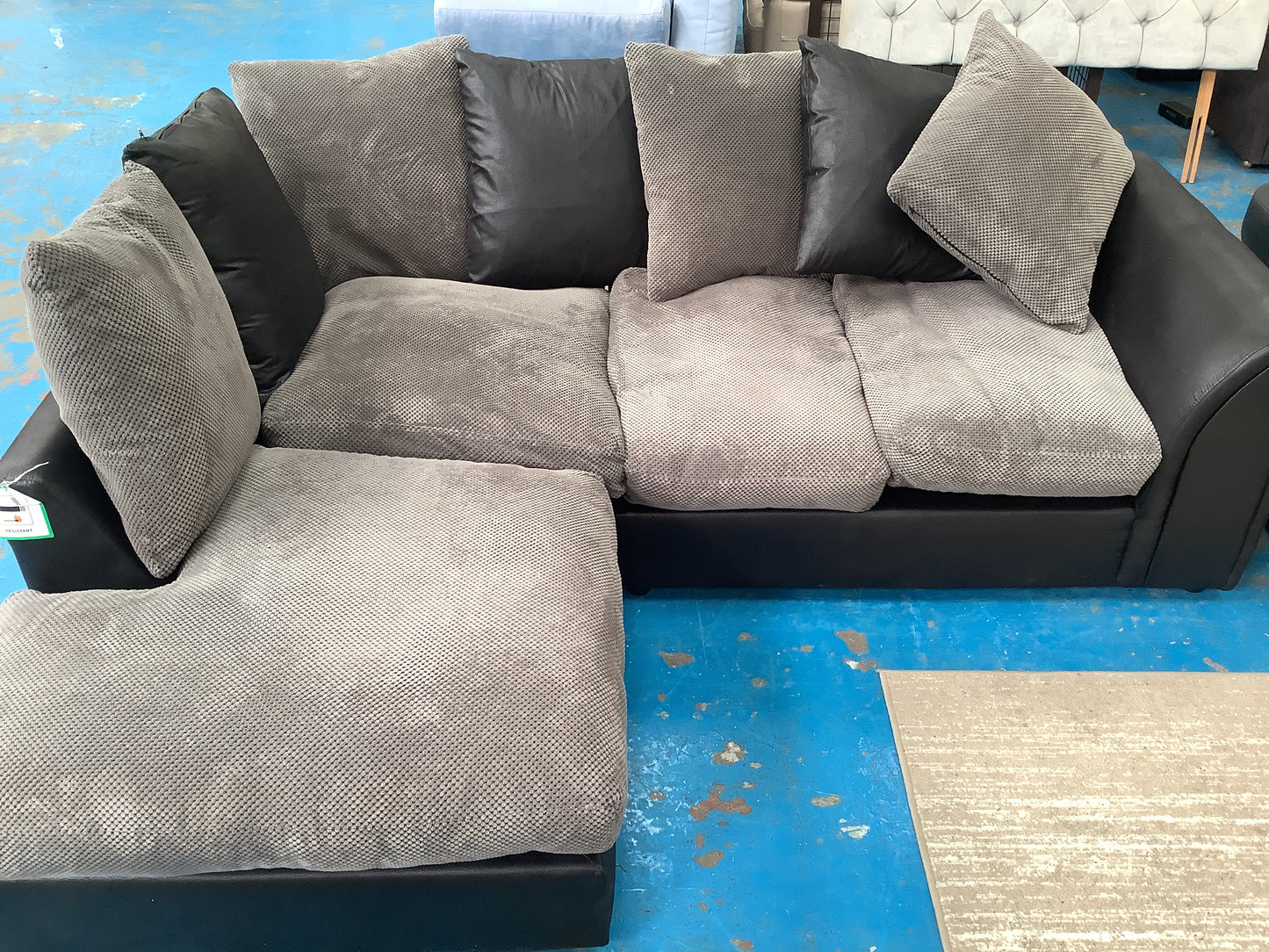 L shape corner couch