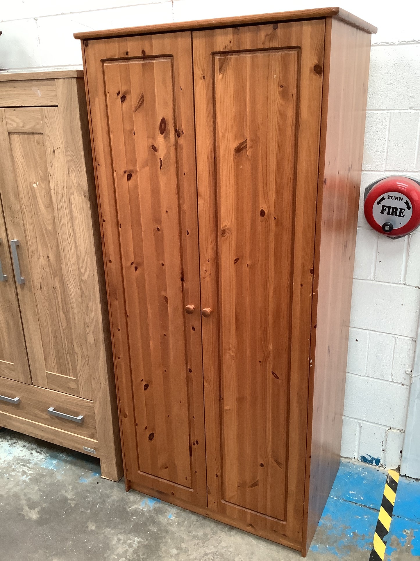 Pine wardrobe
