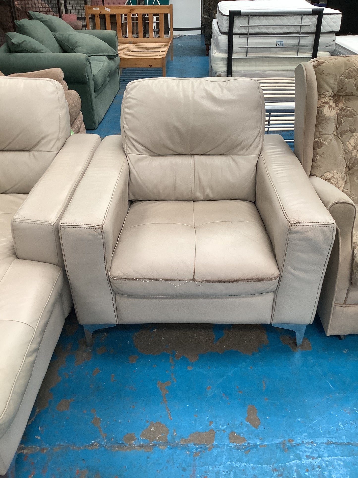 Corner couch and armchair