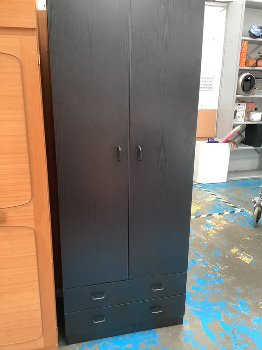 Black wardrobe