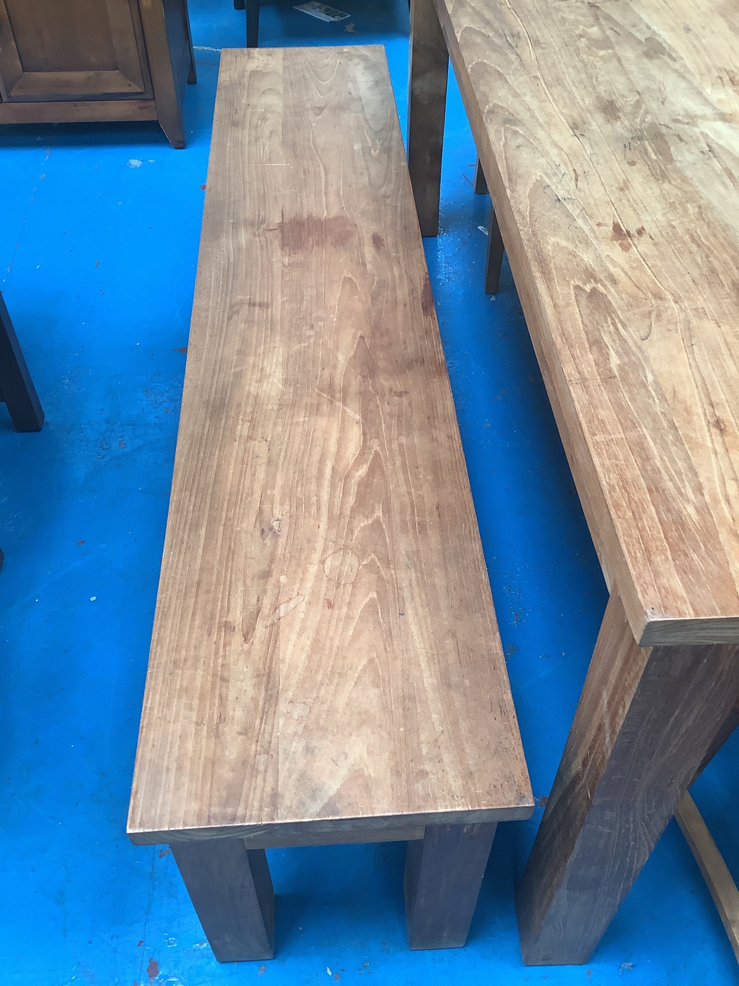 Dining table , 2 benches and 2 chairs