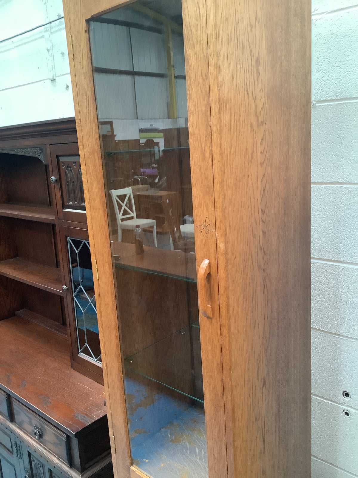 Hand made display cabinet