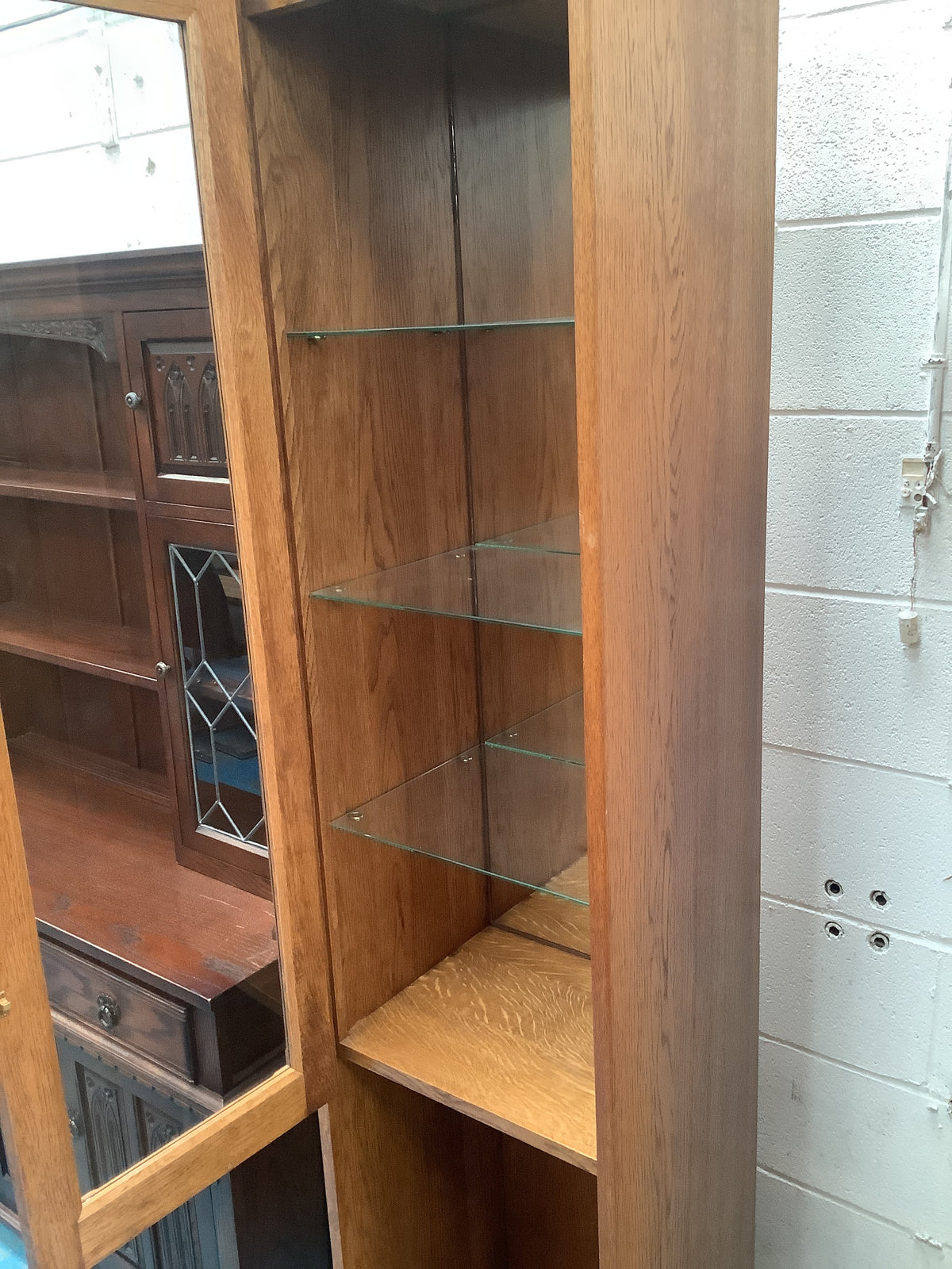 Hand made display cabinet