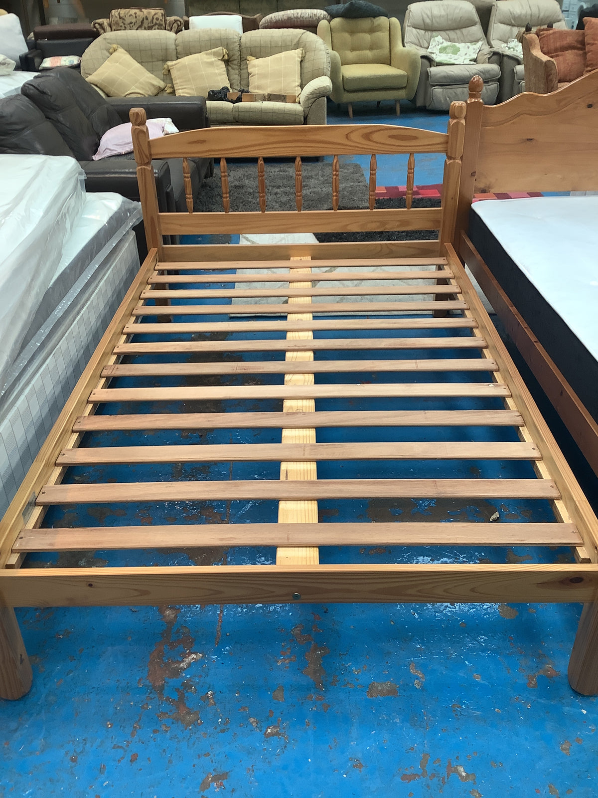 4ft pine bed frame
