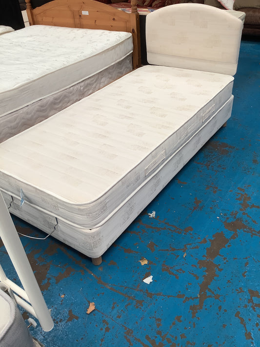 Single electric bed.
