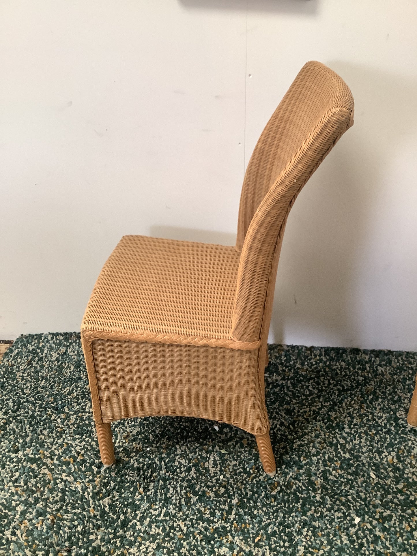 Lloyd loom wicker chairs