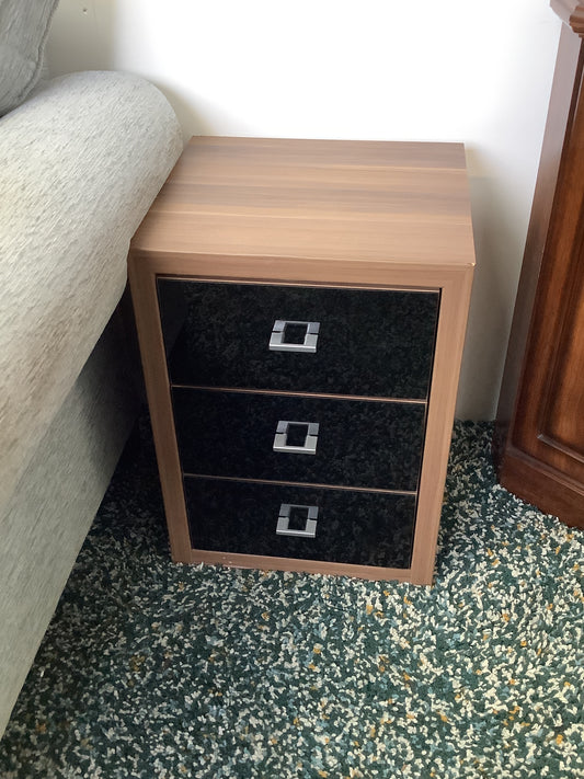 Black Bedside Drawers