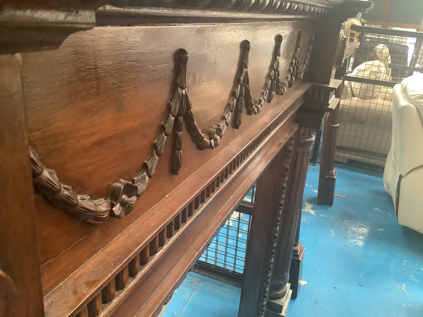 Edwardian replica fire surround