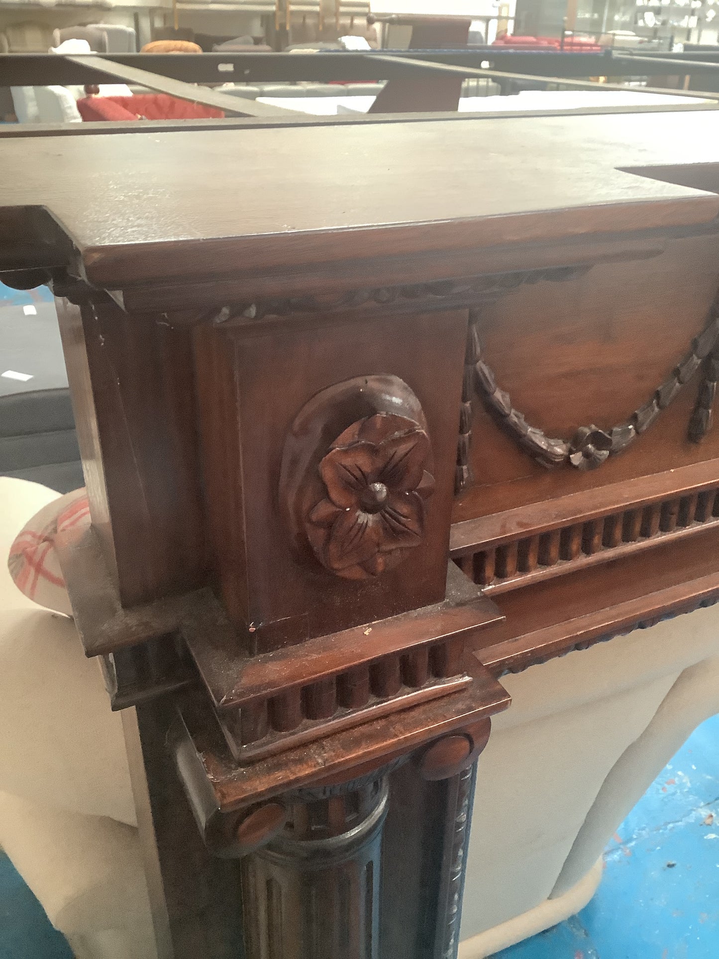 Edwardian replica fire surround