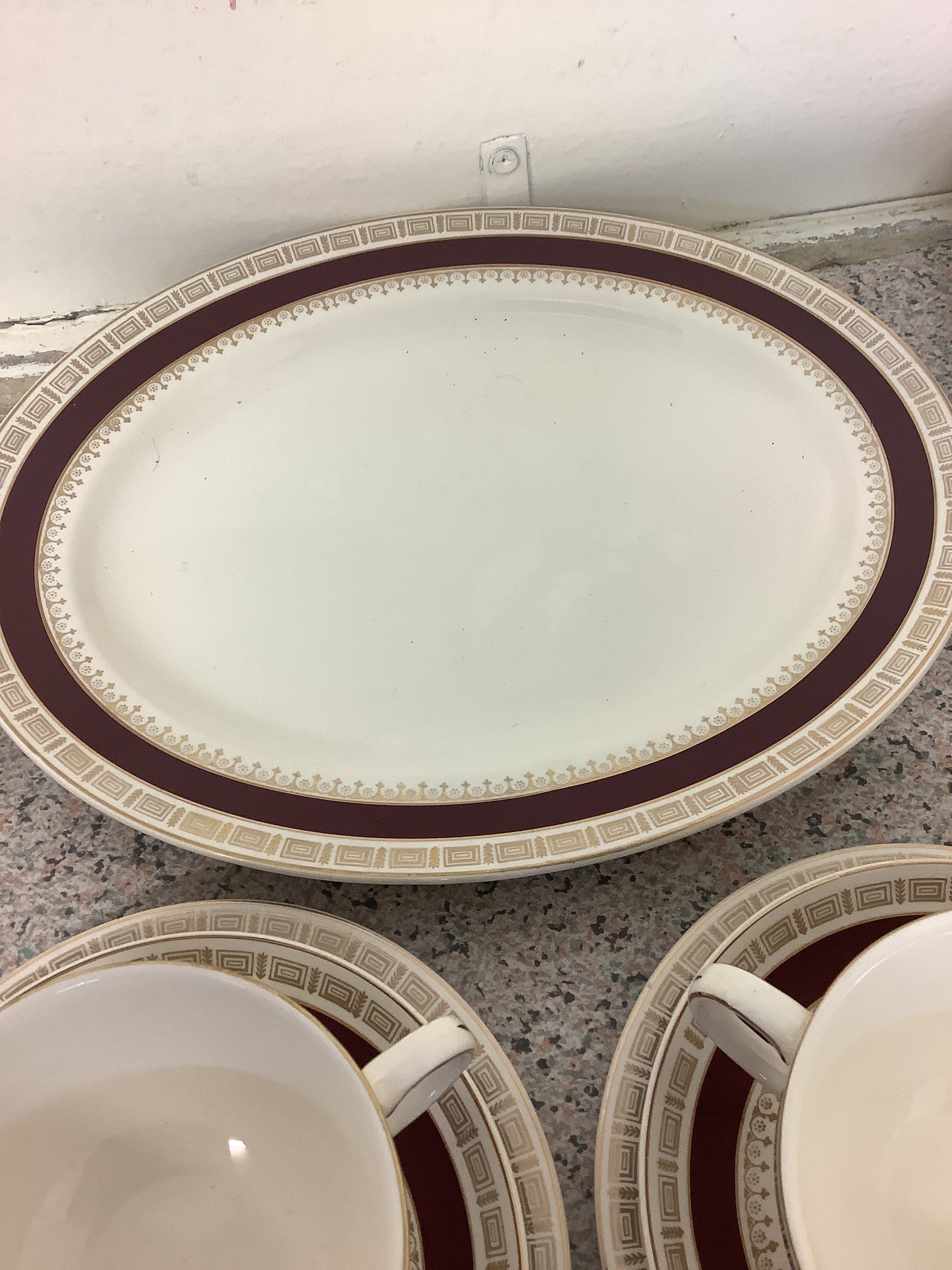 33 piece crown ducal dinner service set