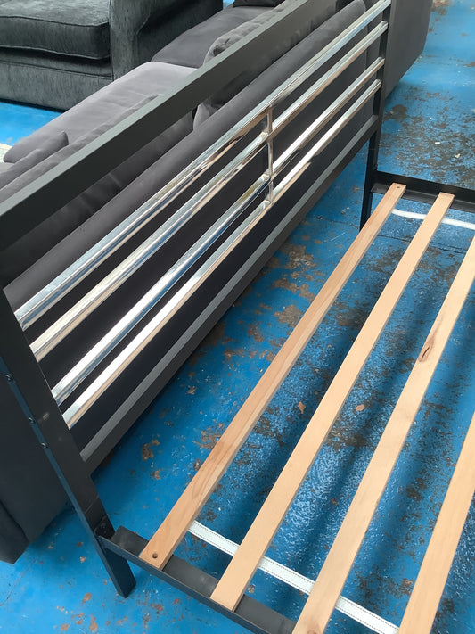 Metal double bed frame