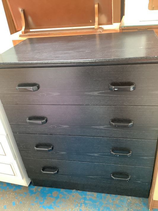 Black chest of drawers
