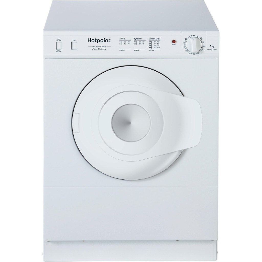 Hotpoint 4kg Compact Vented Tumble Dryer - White