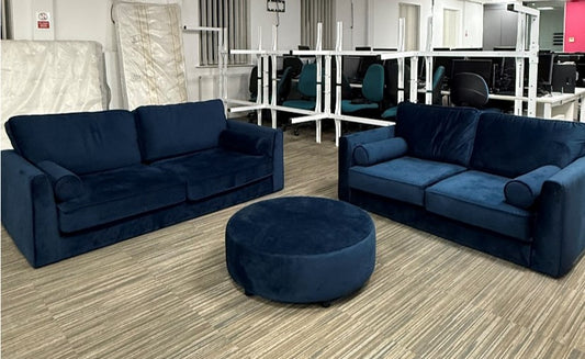 Kyle Sofa Collection 2 Seater, 3 Seater and Footstool